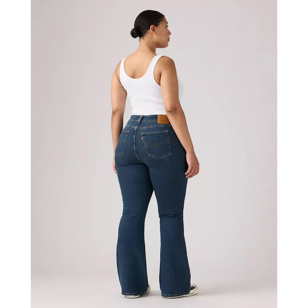 Jean Flare Taille Haute Levi's 726 Bleu