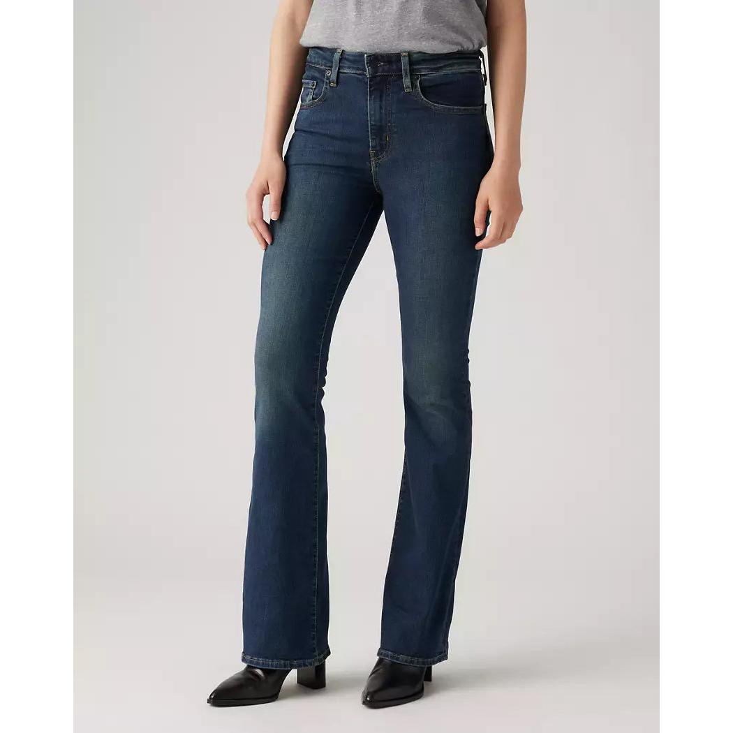 Jean Flare Taille Haute Levi's 726 Bleu