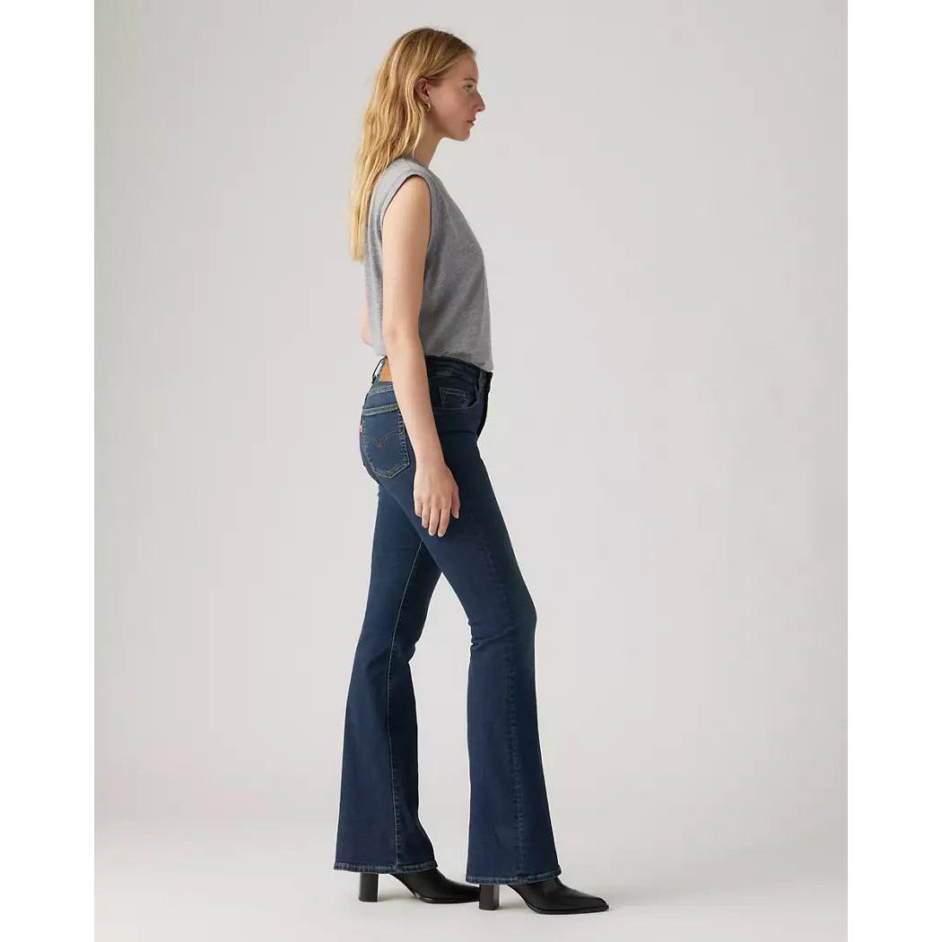 Jean Flare Taille Haute Levi's 726 Bleu