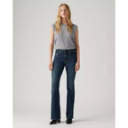 Jean Flare Taille Haute Levi's 726 Bleu