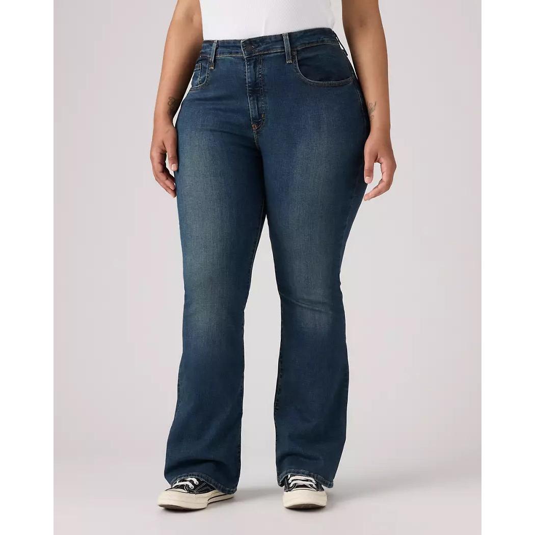 Jean Flare Taille Haute Levi's 726 Bleu