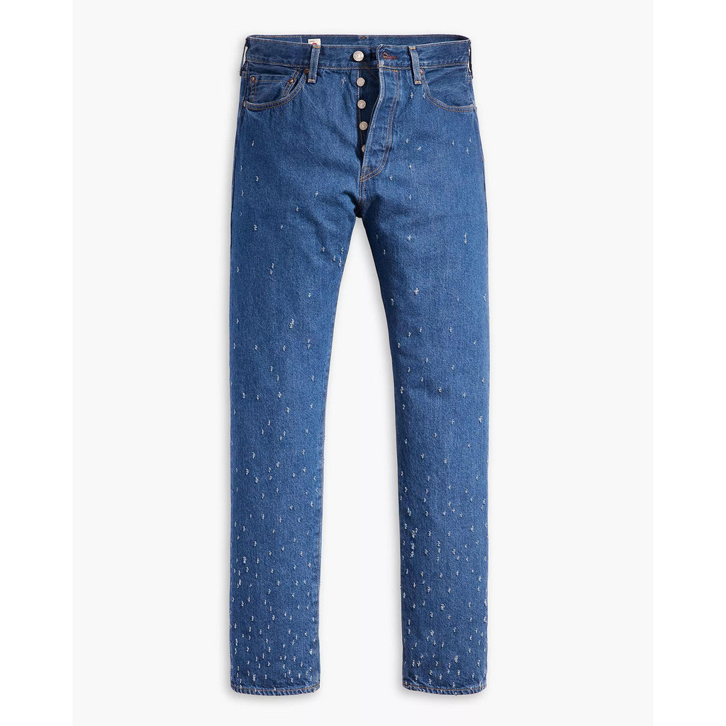 Jean Droit Taille Mi-Haute Levi's 501 1980S Bleu