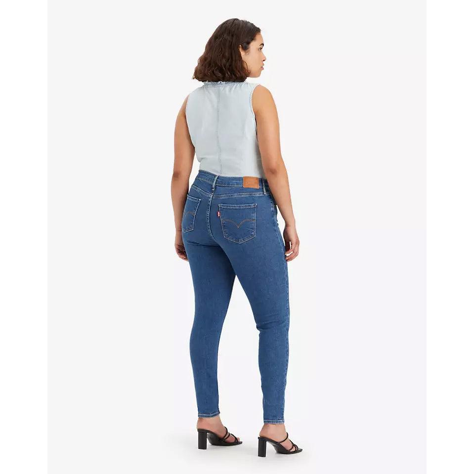 Jean Super Skinny Taille Haute Levi's 720 Bleu