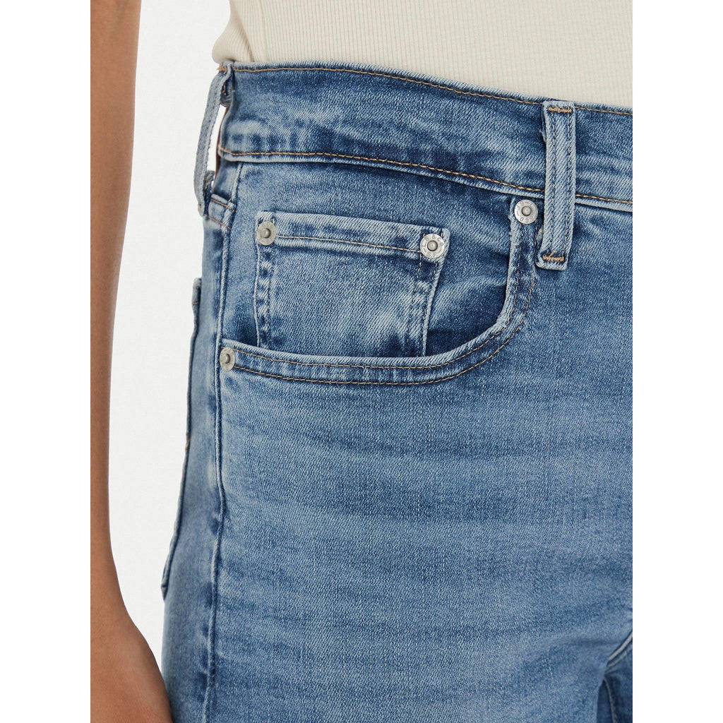 Jean Droit Taille Haute Levi's 724 Bleu