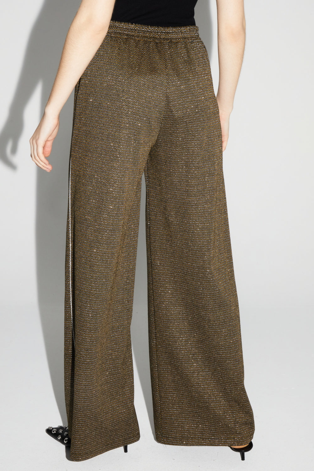 Pantalones Charlie Geo Azafrán Hechos en Italia