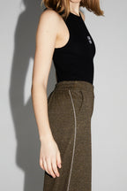 Pantalones Charlie Geo Azafrán Hechos en Italia