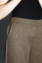 Pantalones Charlie Geo Azafrán Hechos en Italia