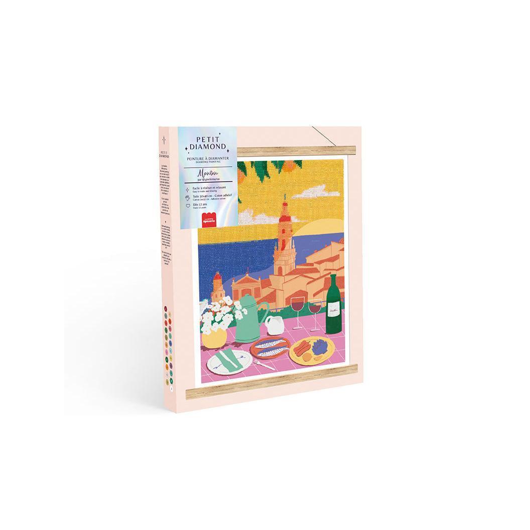 Coffret Petit Diamond - Diamond Painting Menton Par Gisele Murias