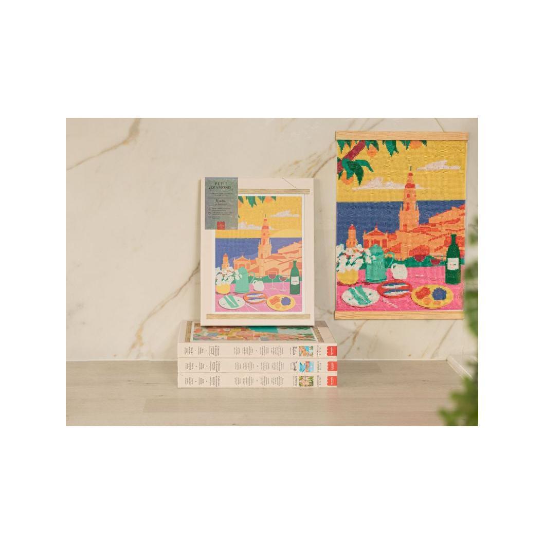 Coffret Petit Diamond - Diamond Painting Menton Par Gisele Murias
