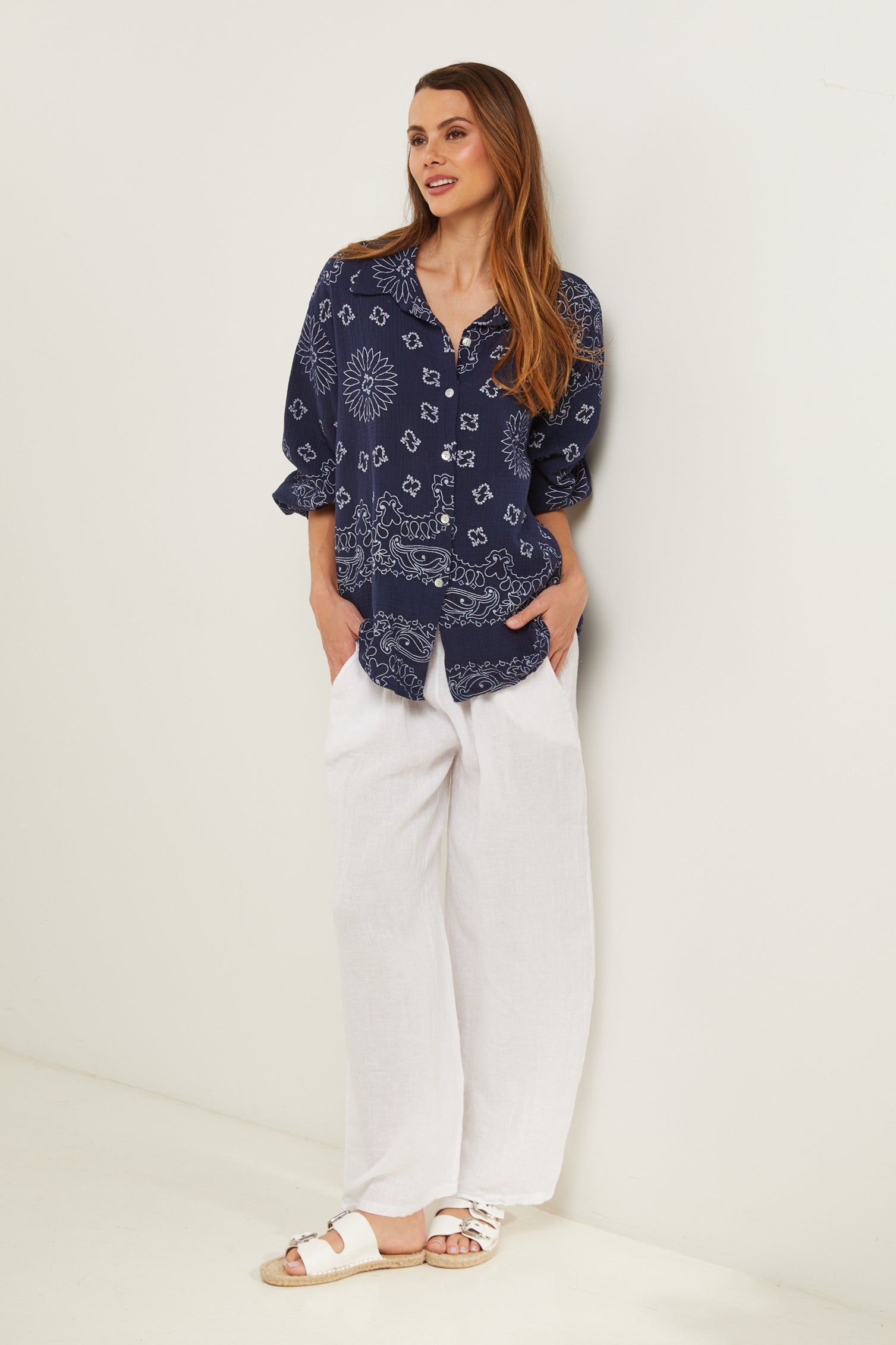 Camisa - Azul marino