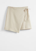 Jupe Portefeuille Es Nicky - Beige