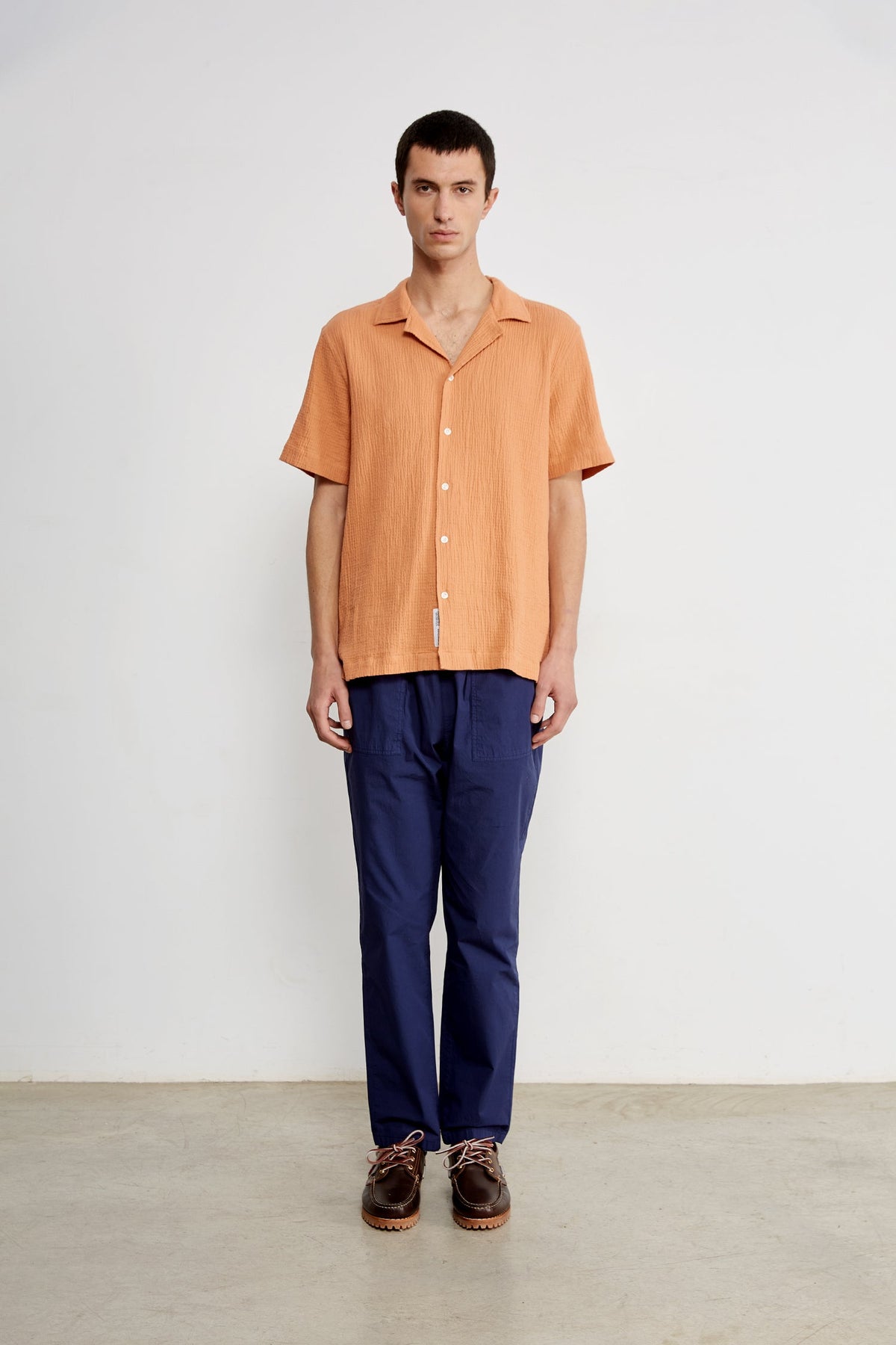 Chemise Manches Courtes Gardener Orange