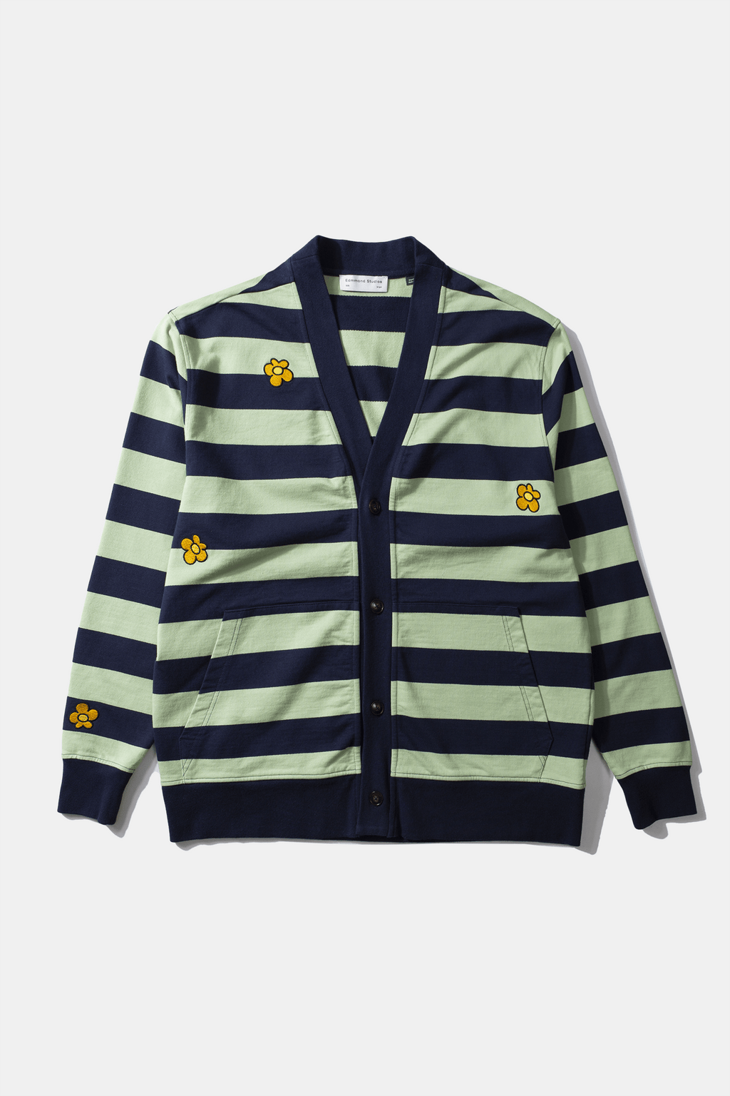Cardigan Field Emrbroidery Navy