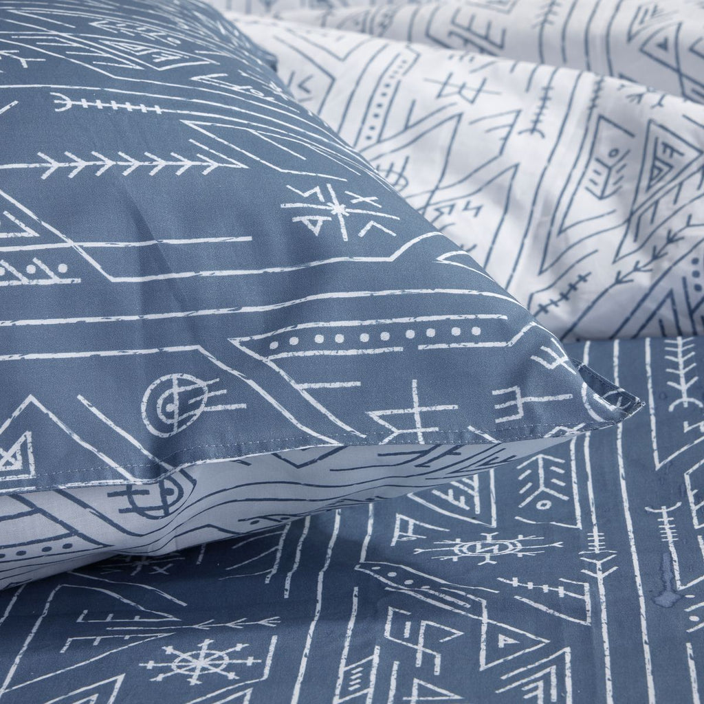 Sunshine - Bed Set Pattern 16.7 - Blue