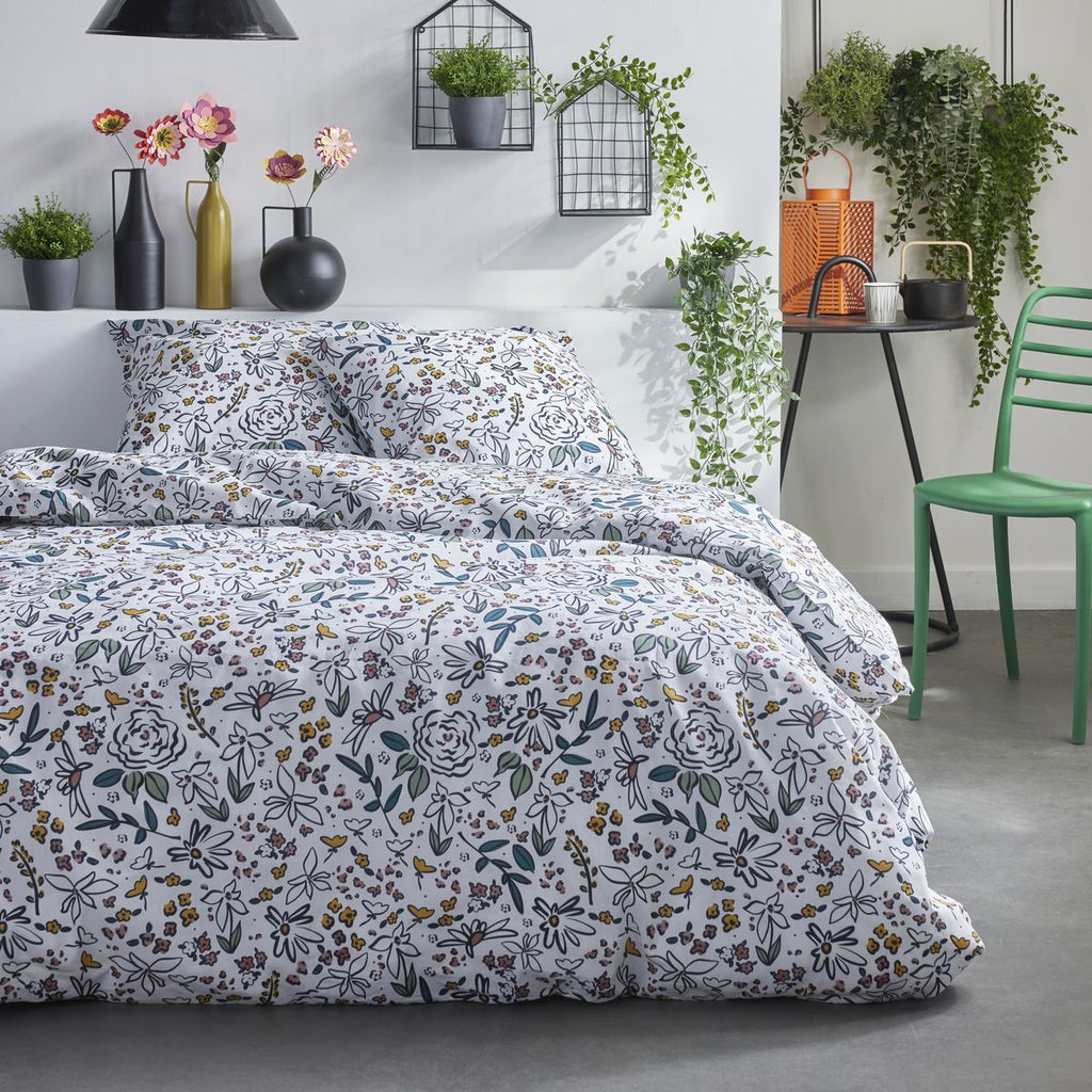 Sunshine - Patterned Bedding Set 16.10 - Chalk