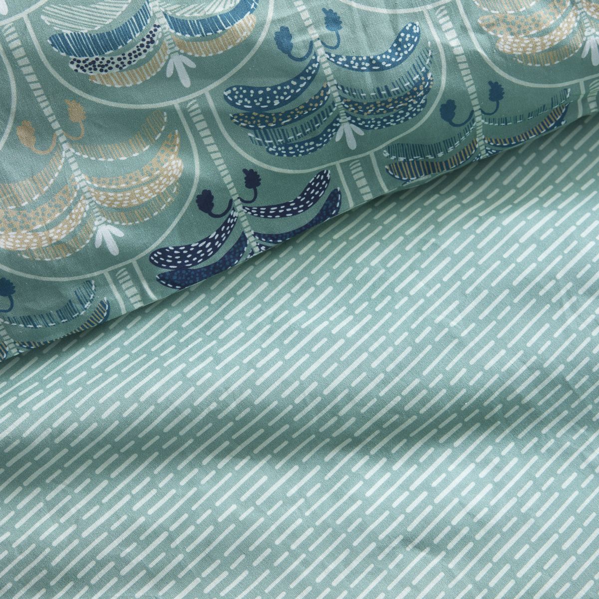 Sunshine - Parure De Lit Motif 16.17 - Celadon