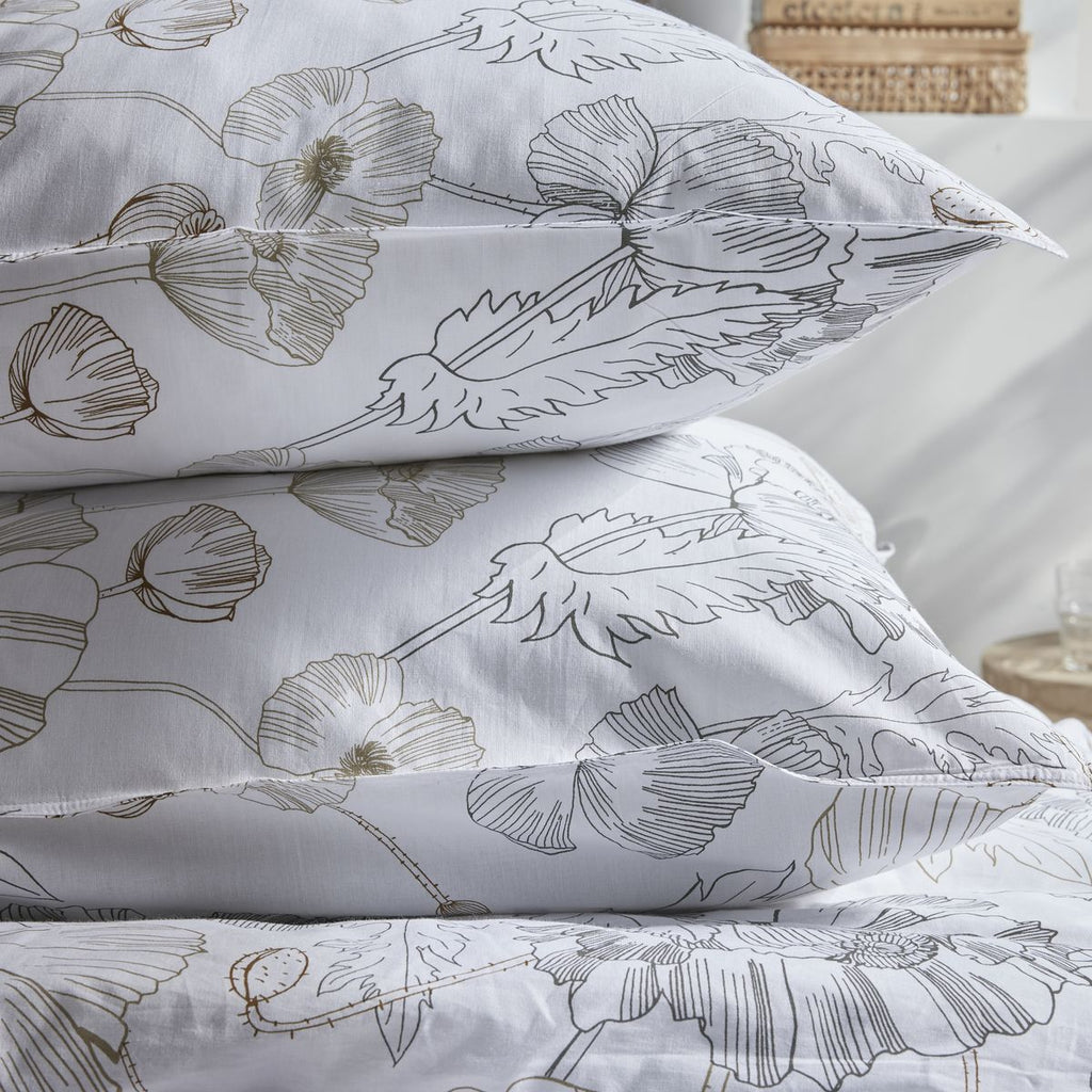 Mawira Juego con Cremallera - Juego de Cama Estampado 3.10 - Tiza