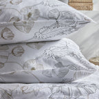 Mawira Juego con Cremallera - Juego de Cama Estampado 3.10 - Tiza