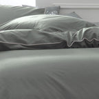 Percale Permanent Premium - Juego De Cama Piping Percal - Salvia