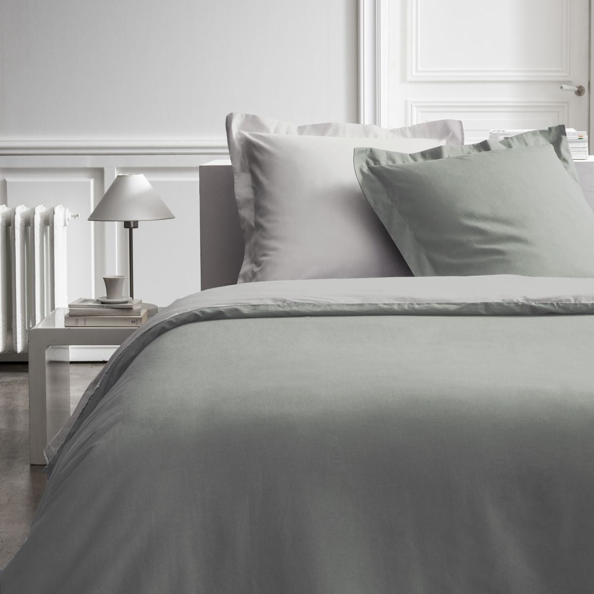 Percale Permanent Premium - Parure De Lit Bicolore Percale - Dune