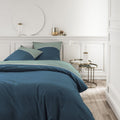 Percale Permanent Premium - Juego De Cama Tricolor Percal - Celadón