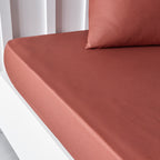 Percale Permanent Premium - Sábana Bajera Percal - Terracotta