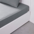 Percale Permanent Premium - Drap Housse Percale - Acier