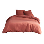Cotton Gauze - Bed Set - Terracotta