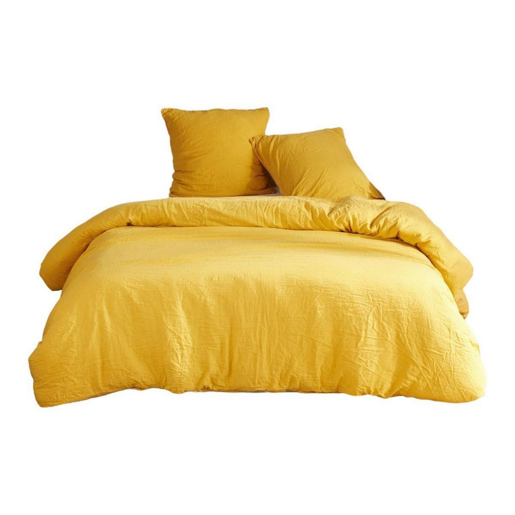 Cotton Gauze - Bed Set - Ochre