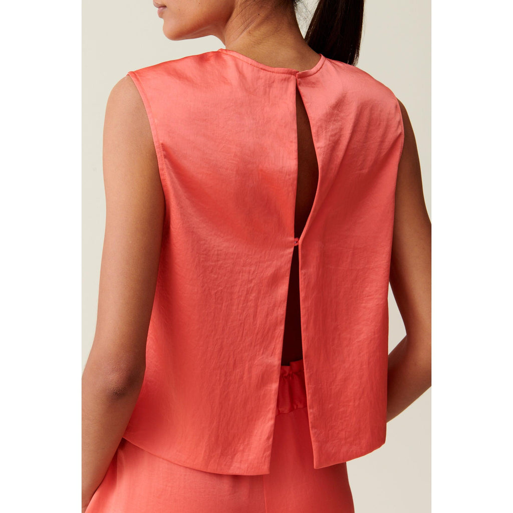 Top Sans Manches Dos Ouvert