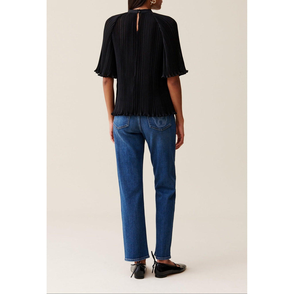 Claudie Pierlot - Top fluido plisado
