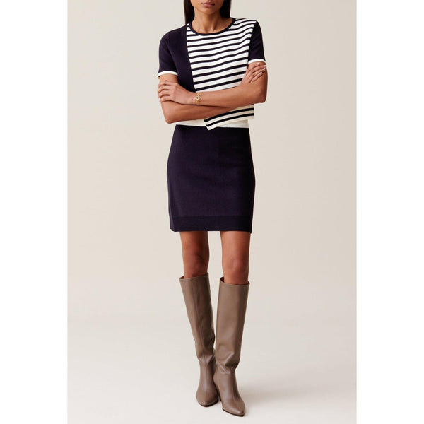 Claudie Pierlot - Wool Short Skirt with Elasticated Waist