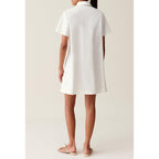 Claudie Pierlot - Robe Chemise Courte Brodée