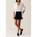 Jupe-Short Portefeuille Boutonnée