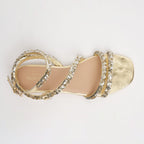 Sandalias planas Catherine - Oro y plata