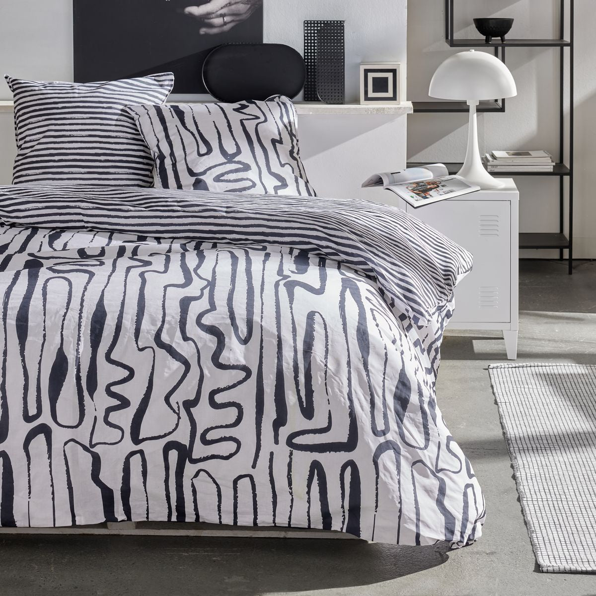 Sunshine - Juego De Cama Estampado 17.31 - Negro