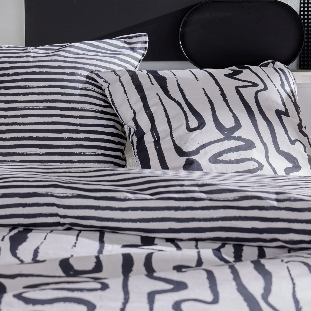 Sunshine - Juego De Cama Estampado 17.31 - Negro