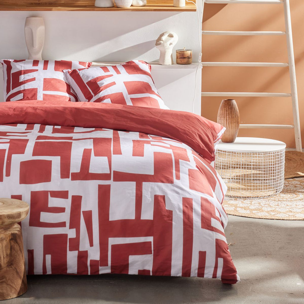 Sunshine - Bed Set Pattern 17.32 - Red
