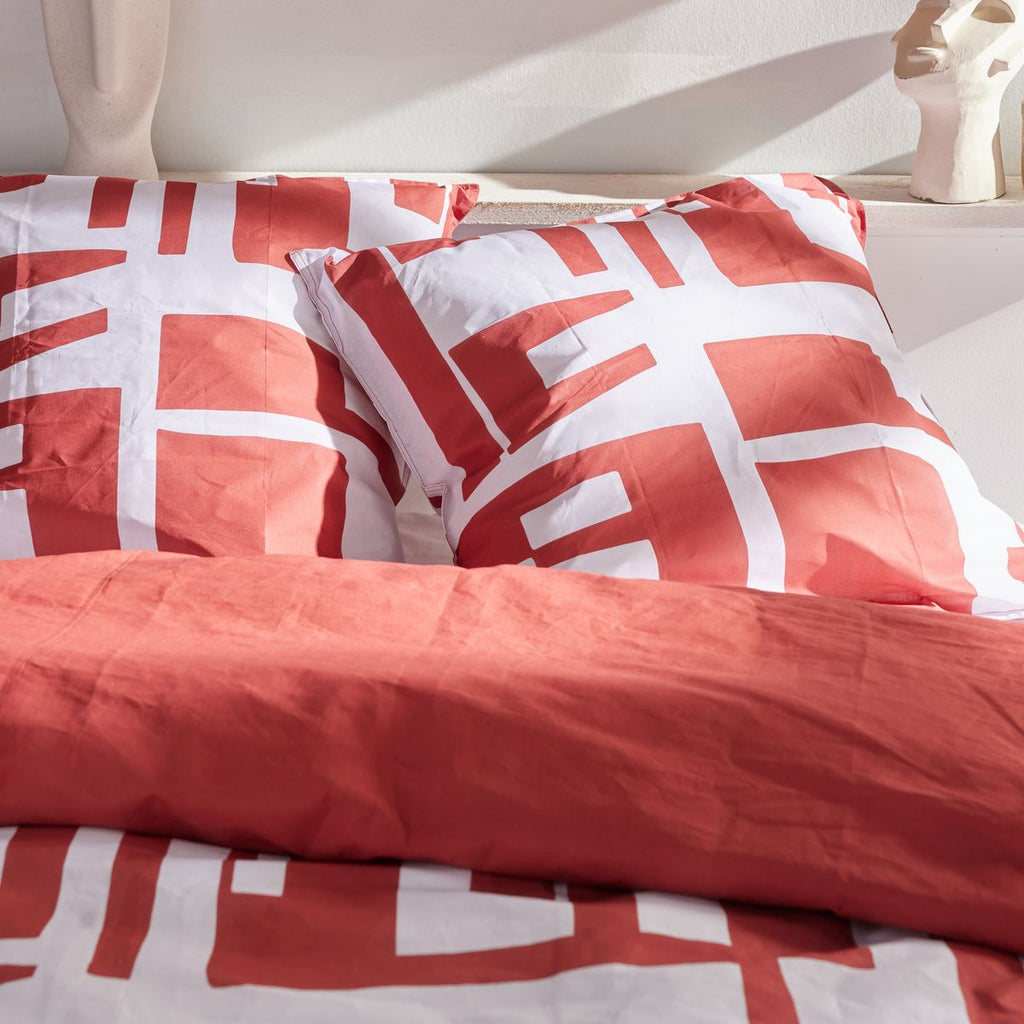 Sunshine - Bed Set Pattern 17.32 - Red