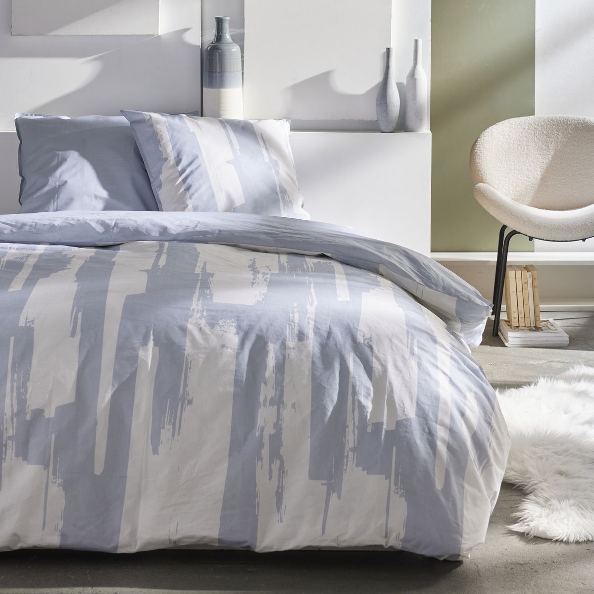 Sunshine - Parure De Lit Motif 17.33 - Denim