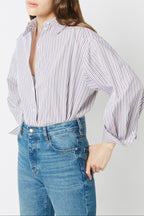 Bijou Sacha Shirts - geometric MULTI WHITE