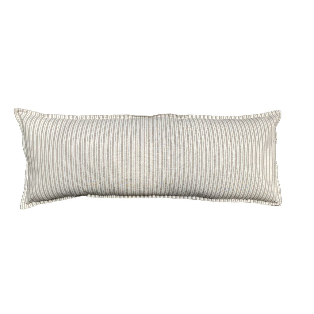 French Port - Chambray Cushion - Grey