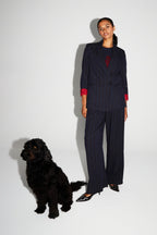 Blazer azul marino Ema Heritage hecho en Italia