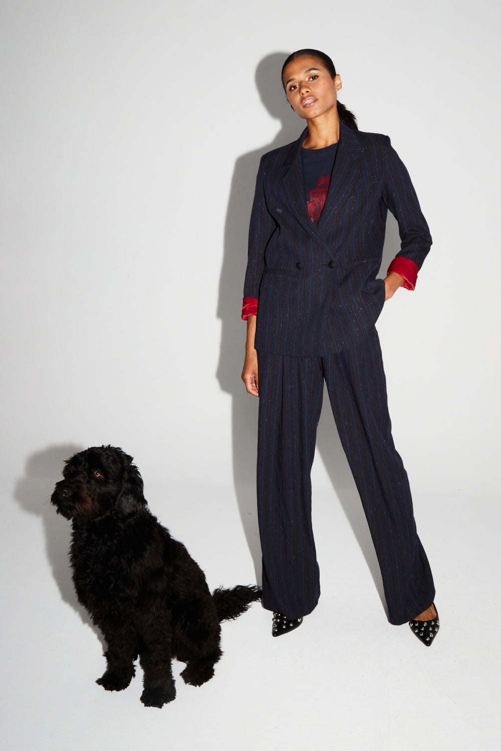 Blazer azul marino Ema Heritage hecho en Italia