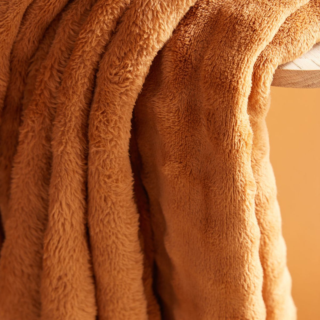 Moka - Chequerboard Throw - Bronze