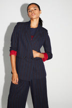 Blazer azul marino Ema Heritage hecho en Italia