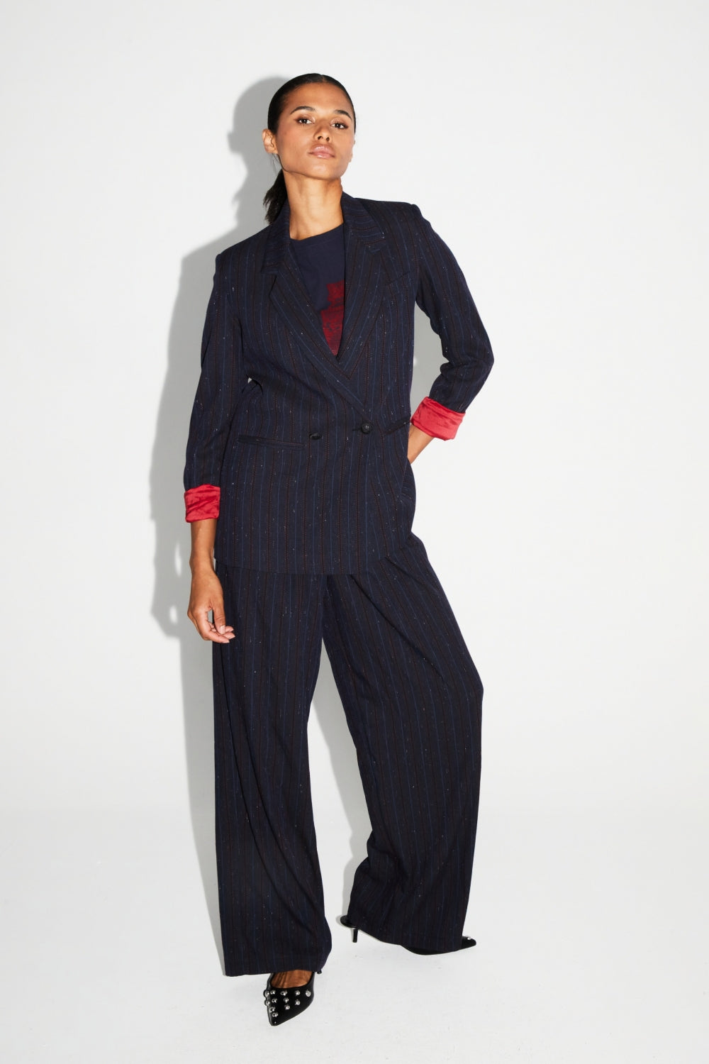 Blazer azul marino Ema Heritage hecho en Italia