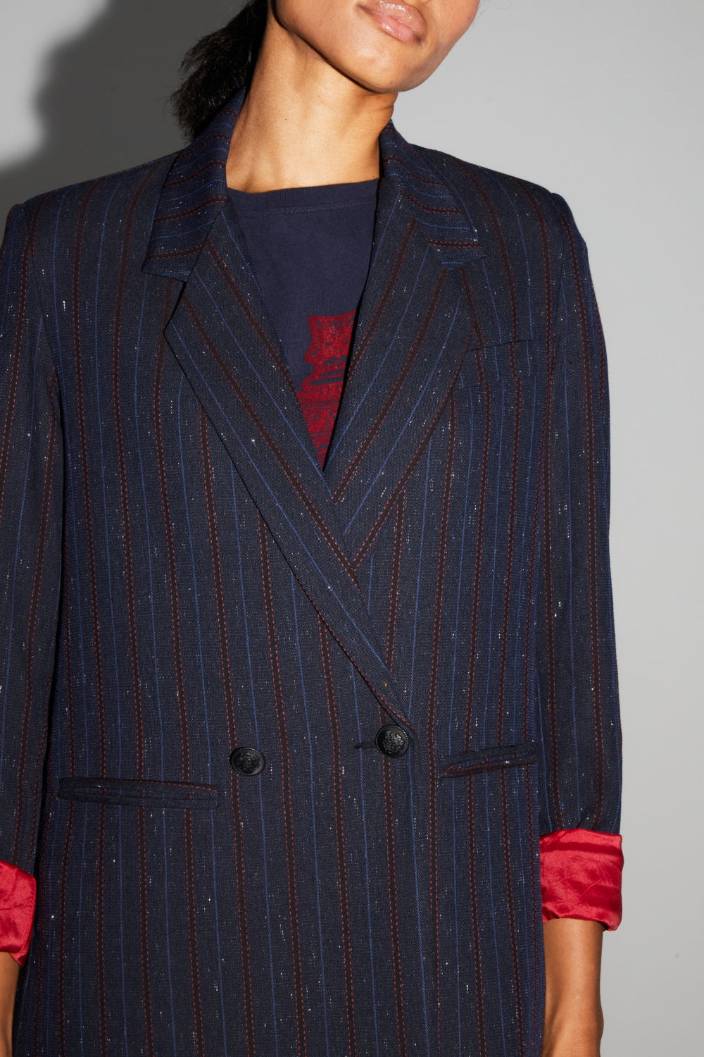 Blazer azul marino Ema Heritage hecho en Italia