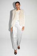 Nolan Mercurio Silver Cargo Pants Made In Italy