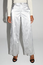 Nolan Mercurio Silver Cargo Pants Made In Italy
